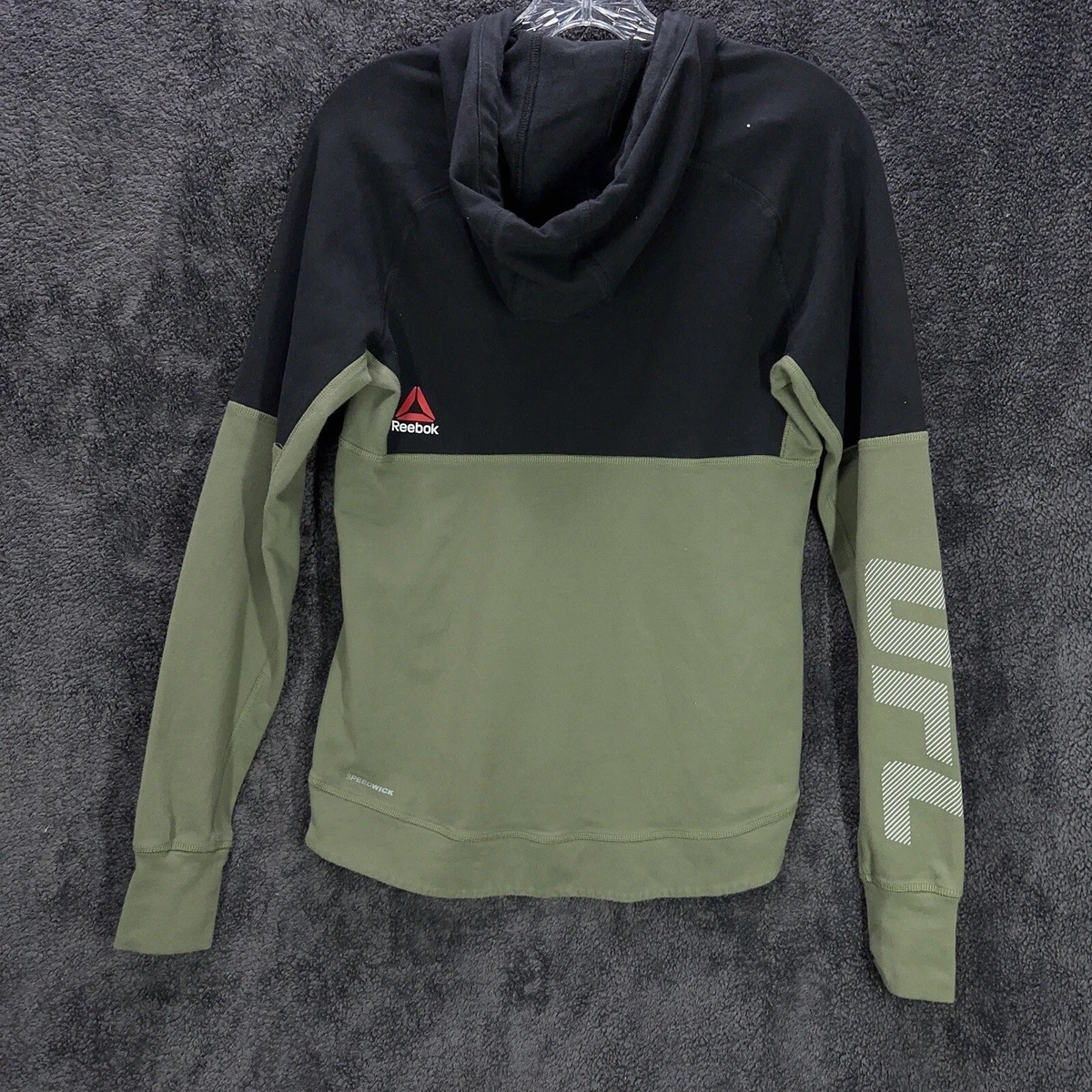 Reebok ufc hoodie green deals