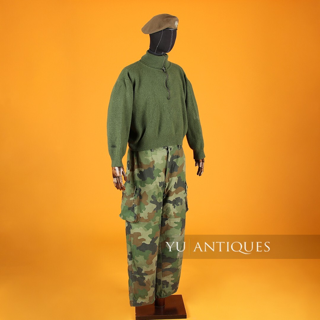 ユーゴスラヴィア連邦軍M93カモパンツ 96cm 実物中古 1999年製 ユーゴ