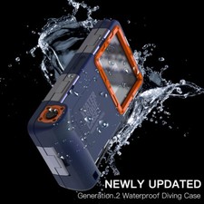 Underwater Waterproof Case Cover for Samsung S25/S24/S23 iPhone 17 16 15 14 Pro