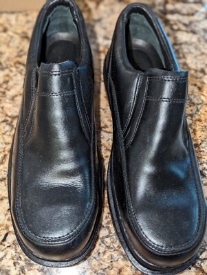 Red Wing Safety Shoes 6646 Men's Size 9.5 D Black Slip On Steel