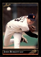 John Burkett #179 1992 Leaf Black Gold
