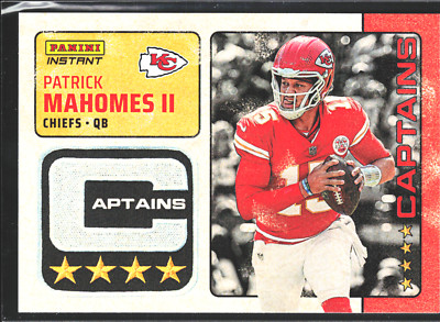 Patrick Mahomes Football Card 2024 Panini Captains Limited Only 351 Made!