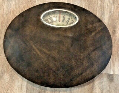 Bathroom Scale Vintage Mid Century Modern Counselor Oval USA