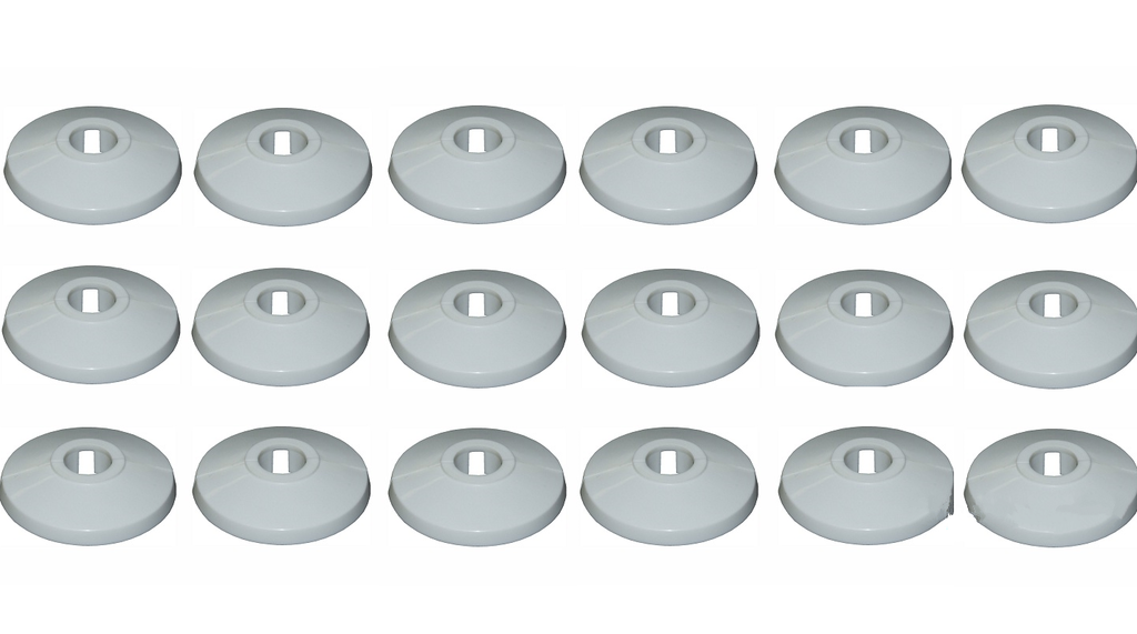 White Pipe Covers 15mm or 22mm Cover Pack of 25 you Choose Radiator