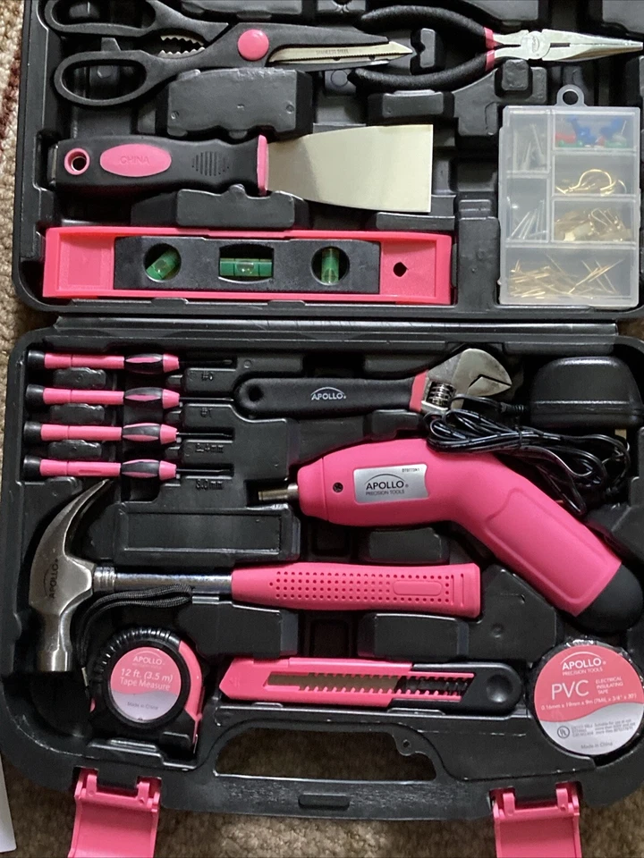 Apollo Precision Tool Set Including 3.6v Cordless Screwdriver 135-Piece New - Image 3 of 4