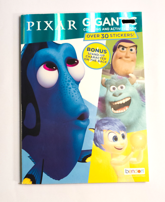 Disney Pixar Gigantic 192 Page Coloring & Activity Book Sully Dory