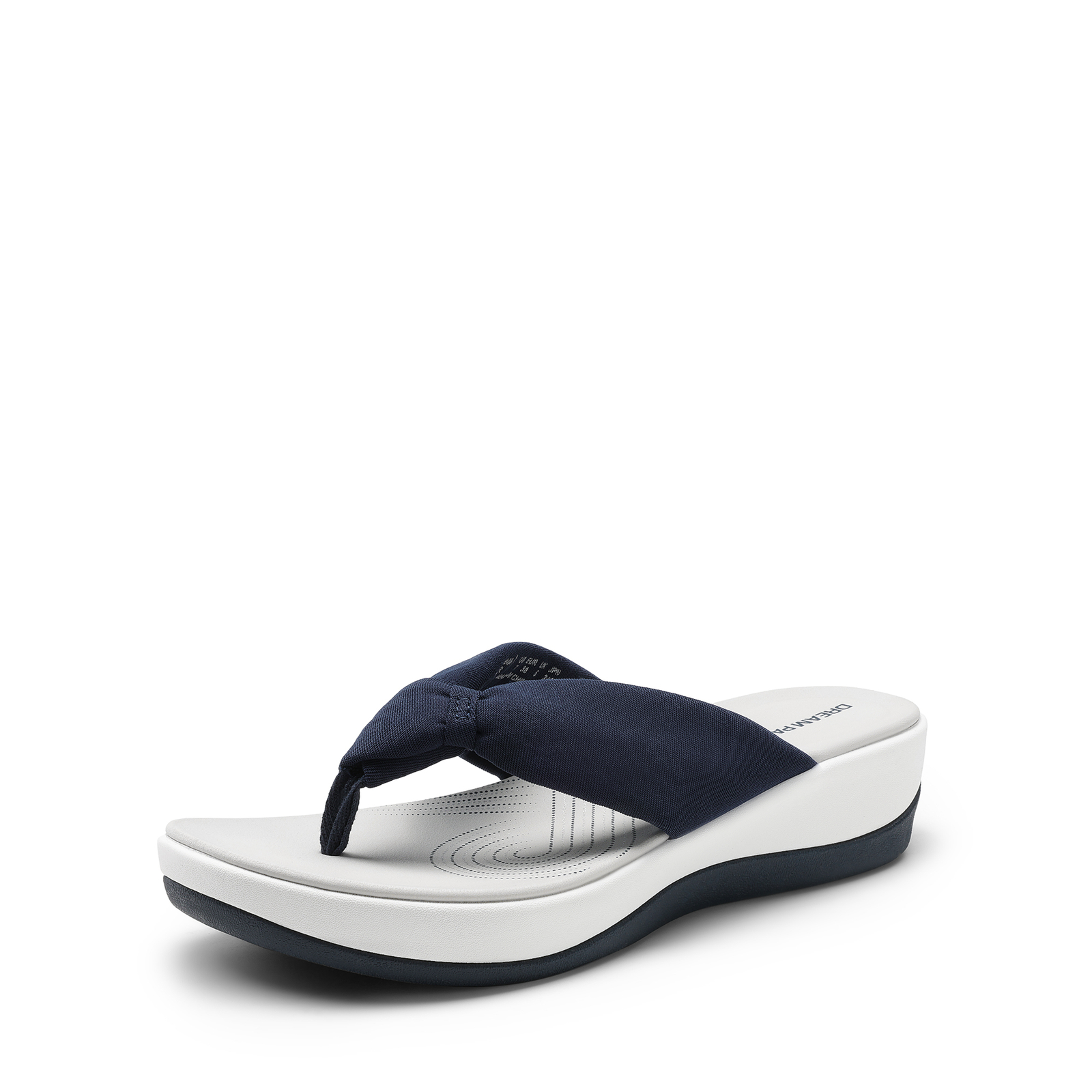 Women's Arch Support Platform Flip Flops – Cushioned EVA Foam Summer Sandals