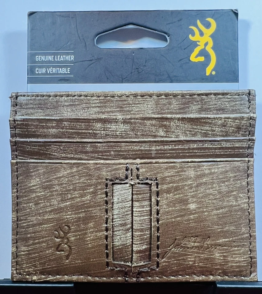 BROWNING HERITAGE (BROWN) GENUINE LEATHER WALLET 🔥 BRAND NEW W/TAGS - Image 4 of 4