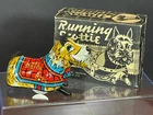MARX RUNNING WEE SCOTTIE TIN LITHO MECHANICAL TOY DOG WITH BOX