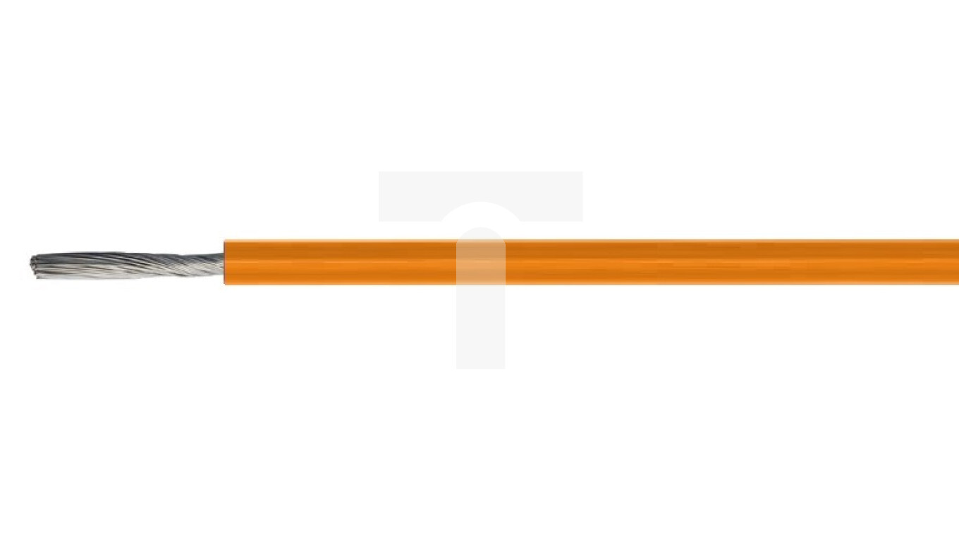(1 disc) HELUTHERM SiF silicone cable 1x0.75 orange 300/500V 23409 /100m/ /T2UK