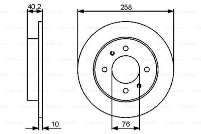 BOSCH 0986479484 Brake Disc | eBay