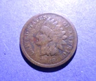 1868 Indian Cent  Good+ details