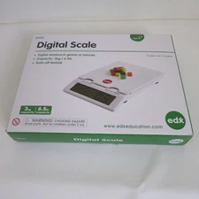 Edxeducation Digital Scale Readout in Grams or Ounces up to 3Kg/6.5Ib