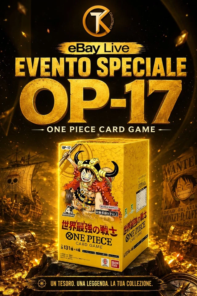 [LIVE SPECIALE OP-17] One Piece OP-17 Rip & Ship / ASTE 1€
