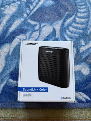 BRAND NEW Bose SoundLink Color Bluetooth Speaker Black w: Charger Sealed!