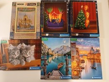 500 Teile Puzzle - Clementoni - Paket Konvolut Sammlung - Auswahl Möhrchen Katze