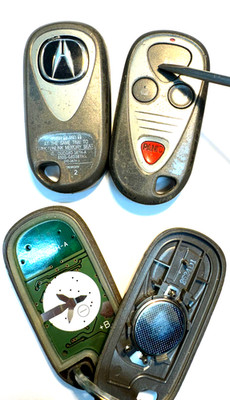 1 OEM Acura Car Key Fob Remote OUCG8D-387H-A 4 Button TL TSX 2004 2008 Memory 2