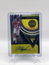 2020-21 Panini Flux Ultraviolet Signatures Mark Aguirre #UV-MAG Auto - Pistons