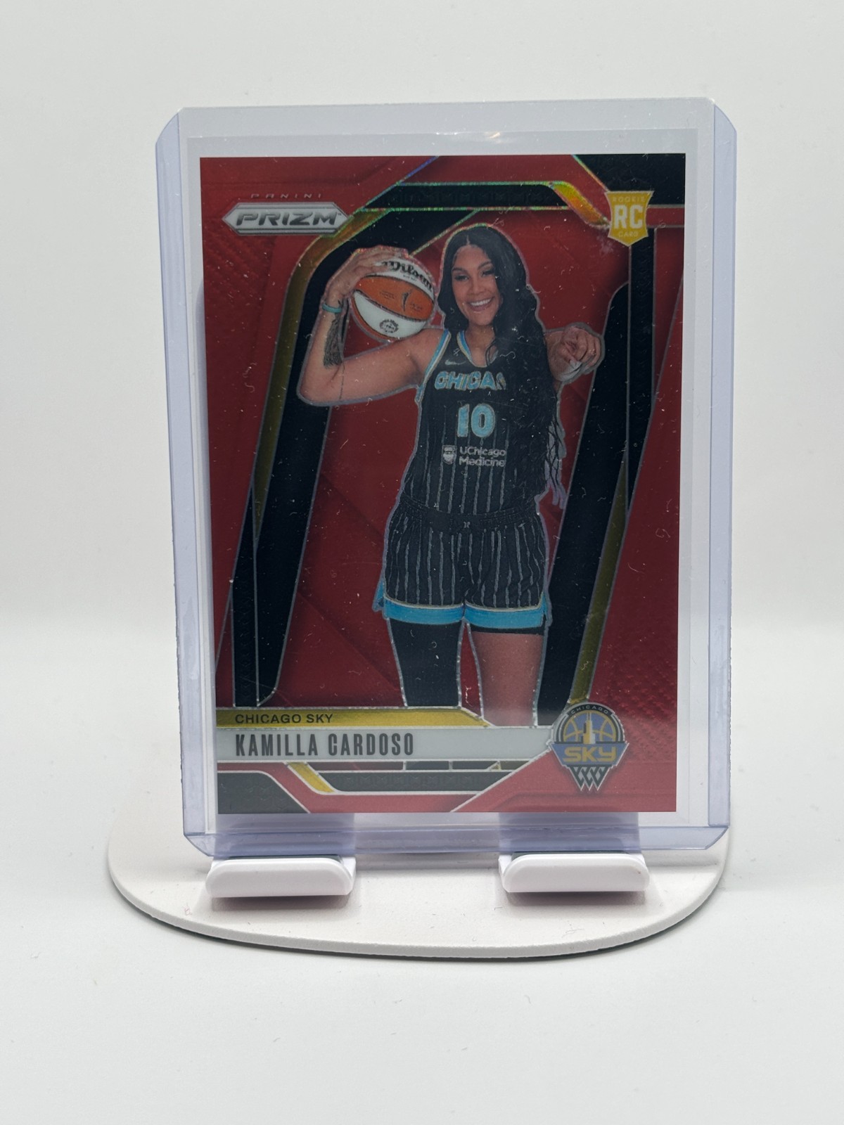 2024 Panini Prizm WNBA - Kamilla Cardoso #149 Red Prizm /299 (RC)