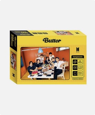 BTS  BUTTER  500 PIECE JIGSAW PUZZLE - OFFICIAL POSTER PHOTO CARD DESIGN