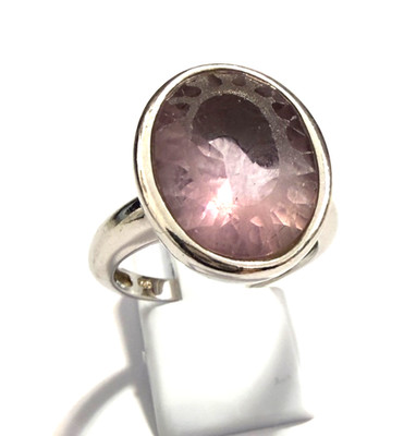 BCI  Sogni d' Oro  925 er Sterling Silber Amethystring Amethyst mit Reibe Muster
