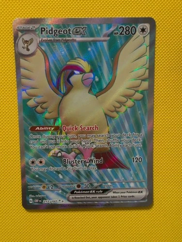 Pokémon Obsidian Flames Pidgeot Ex 217/197.