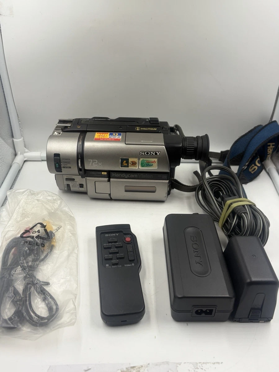 Sony Handycam 72x Digital Zoom Hi8 Camcorders Just Listed 2026