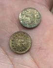 1852 1/2 GOLD TOKEN BEAR INDIAN HEAD 13 STAR X2