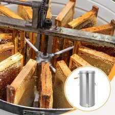 Manual Honey Extractor with Lid Honey Extraction Stainless Steel Portable