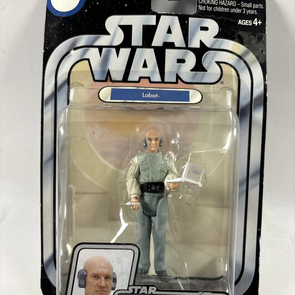 Figura de acción 2004 Star Wars The Original Trilogy Collection Lobot #20 ~ sellada Foto 4 de 4