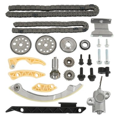 Engine Timing Chain Kit W/Balance Shaft Set Tensioner Rail Guide Crank Replac...