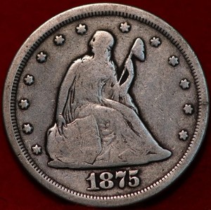 1875-S San Francisco Mint Silver Twenty Cent Piece