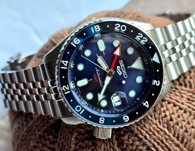 Seiko 5 Sports SSK003K1 Automat GMT Herren Armbanduhr - Bild 1 von 4