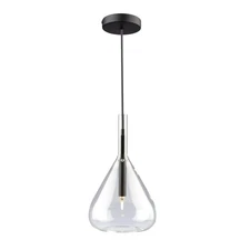 Artcraft Lighting AC11161 Conic 8"W Mini Pendant - Black
