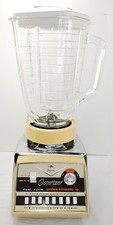Vintage Osterizer Imperial Pulse Matic 16 Blender Almond USA Made Model 864