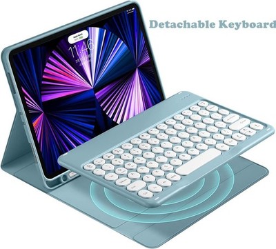 Keyboard Case w/Mouse  Galaxy Tab S6 Lite 10.4 2020-2024 Blue