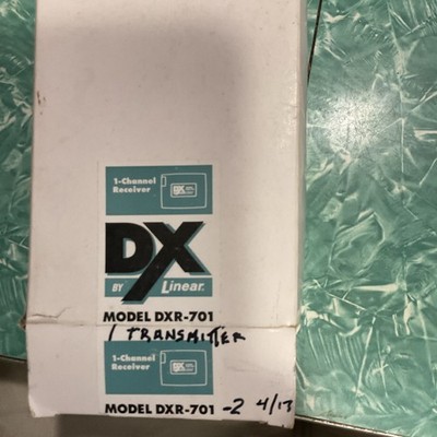 Linear DXR-701 1-Channel Receiver Control Panels & Keypads Model DXR-701