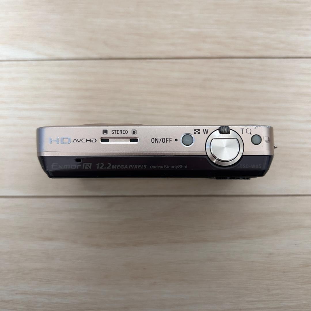 SONY Cyber-Shot DSC-WX5 ゴールド SONY Cyber-Shot DSC-WX5 Gold 12.2 MP 5x Zoom Digital Camera