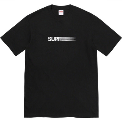 Supreme Motion Logo Tee Shirt DS, Black Size Men s Medium RARE