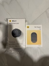 New and Sealed Yale August Wi-Fi Smart Lock with Keypad -Black