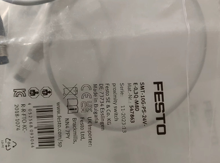 1PC NEW FESTO SMT-10G-PS-24V-E-0,3Q-M8D 547863