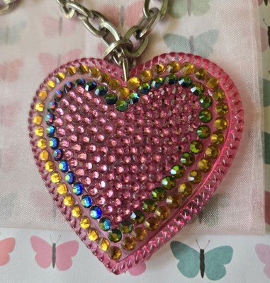 Tarina Tarantino Big Love Multicolor Swarovski Crystal Lucite Heart
