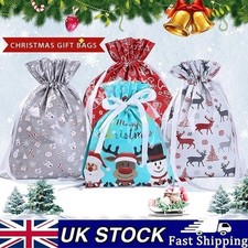 5X Extra Large Christmas Sacks Reusable Drawstring Wrap Present Gift Party Bags