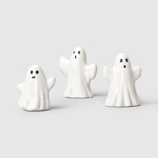 Hyde EEK Boutique Halloween 3pc Shiny Ceramic Ghosts Decorative Set 2026