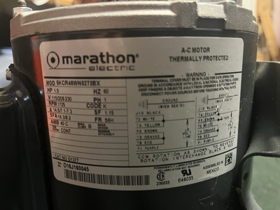 #ad #ad Marathon Electric 5KCR48WN0273BX Electric Motor Brand New $300.00