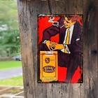 Blechschild Reval Zigaretten Werbung Vintage Metallschild TEL3293