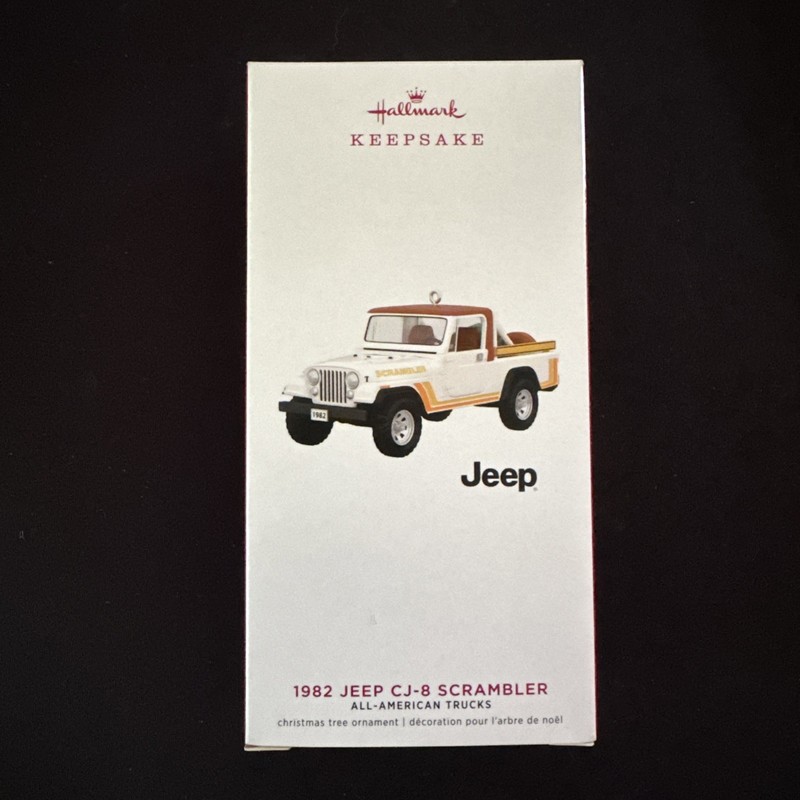 Hallmark Keepsake 1982 Jeep CJ-8 Scrambler All-American Trucks #25 Ornament 2019