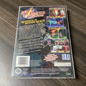 Night Warriors: Darkstalkers' Revenge Sega Saturn Disc+Case+Manual+Reg. Card