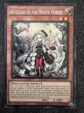 Yugioh Astellar of the White Forest MP25-EN079 Prismatic Secret Rare 1st Ed NM