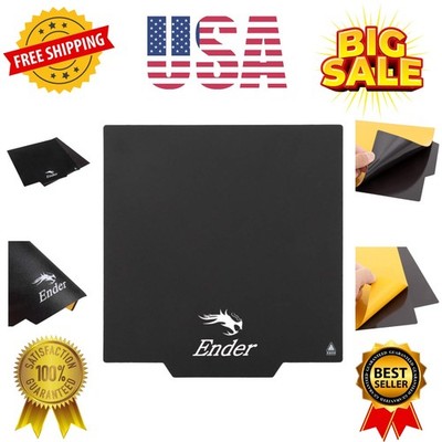 Ultra Removable Magnetic 3D Printer Build Surface Heated Bed Cover for Ender ...